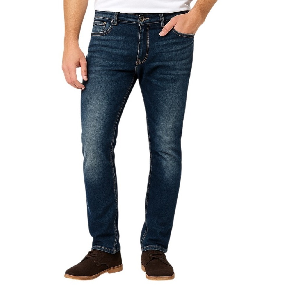 Voi Jeans Dark Wash Track Skinny Denim Men Casual Slim Fit‎ Pants Size 30